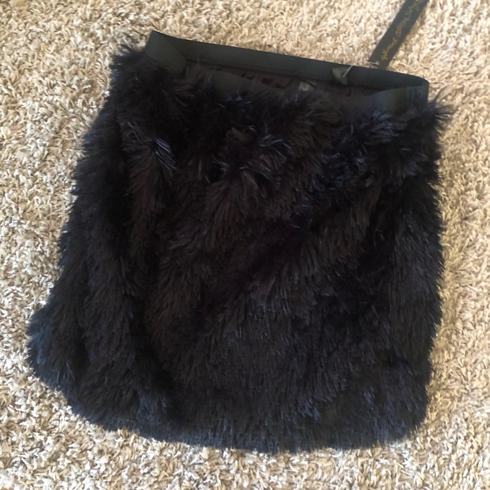 Faux Fur Skirt